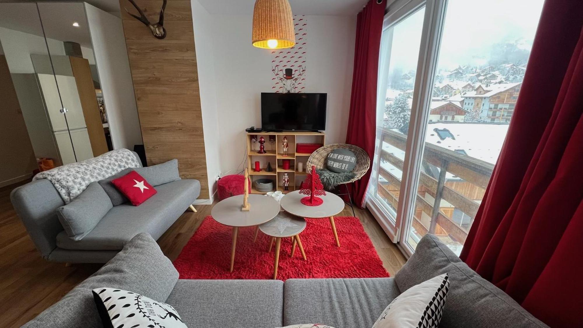 Rouge Canneberge -8 Personnes- 84M2 Vue Degagee Setaz Valloire Exterior photo